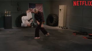 Cobra Kai Season 4  Terry Silver VS Robby Scene HD  Netflix [upl. by Inanuah]