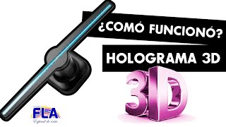 Holograma 3D Publicitario Funcionamiento [upl. by Etnuhs]