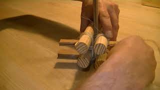 How to make a cloverleaf lashing  DIY  wood amp rope [upl. by Seaver]