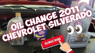 How to Perform an Oil Change 2011 Chevrolet Silverado [upl. by Cenac]