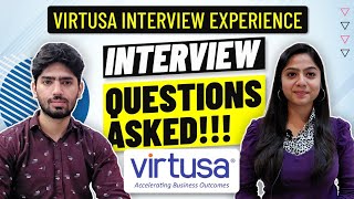 Virtusa Interview Experience Interview Process Java developer  Questions Asked Training Details [upl. by Crudden88]