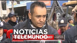 Rescatistas trabajan sin descanso en México  Noticiero  Noticias Telemundo [upl. by Reemas]