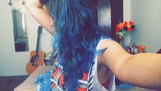 How I Got My Blue Hair  Ion Sky Blue Hair Color [upl. by Enneiviv372]