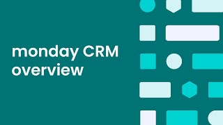 monday CRM overview  mondaycom tutorials [upl. by Spratt601]