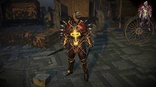 Path of Exile Fallen Angel Armour Set [upl. by Hilly]