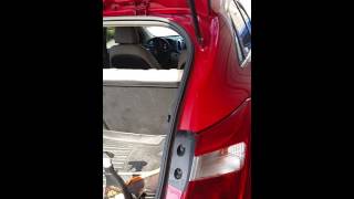 Hyundai Elantra GT hatchback 2013 brake light bulb replacement [upl. by Waite]