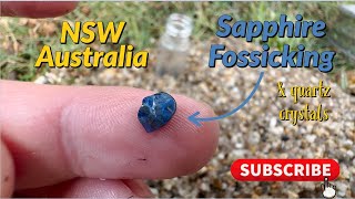 Fossicking for Sapphires Glen Elgin NSW Australia July 2023 [upl. by Annai969]