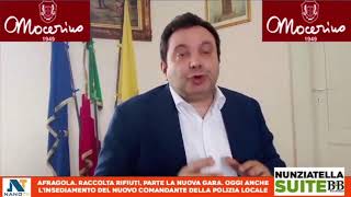 Live da AfragolaRaccolta Rifiuti e insediamento nuovo Comandante Polizia Locale [upl. by Annawek]