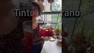 Tinto de Verano Spanish Wine Spritzer My first cocktail video in review summercocktails 🍷🍋🧊 [upl. by Ennylcaj]