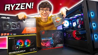 The ULTIMATE AMD Gaming PC Build 2021  Ryzen 9 5900X RX 6800 XT Cyberpunk 4K Gameplay Benchmarks [upl. by Diskson]