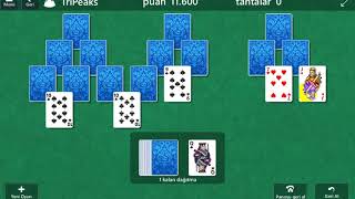 Solitaire TriPeaks game tips for card games player [upl. by Baumann911]