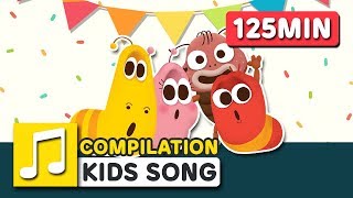 ABC PHONICS SONG AND OTHER SONGS  125MIN  LARVA KIDS  SUPER BEST SONGS FOR KIDS [upl. by Ochs]