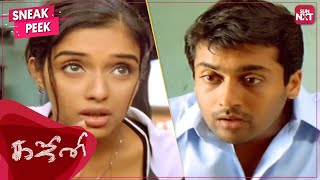 Suriyas Super hit comedy scene from Ghajini  Tamil  Asin  Nayanthara  Full Movie on SUN NXT [upl. by Uba472]