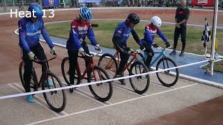 2024 British Under 16 Cycle Speedway Individual Final [upl. by Ymmij]