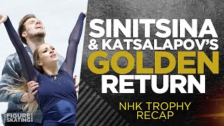 Sinitsina amp Katsalapov win NHK Trophy Chock amp Bates Takahashi  THAT FIGURE SKATING SHOW [upl. by Ivar]