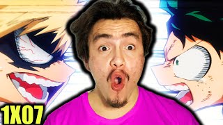 DEKU VS KACCHAN  My Hero Academia Season 1 Episode 7 REACTION [upl. by Niela630]