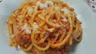 Bucatini all amatriciana con BIMBY TM5 [upl. by Abdu]