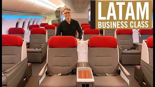 LATAM  BUSINESS CLASS no B787  De São Paulo a Santiago do Chile  Por Carioca NoMundo [upl. by Anahgem272]