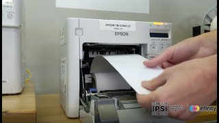 IPSi Print Lab  Epson ColorWorks C3500 Roll Label Replacement [upl. by Rafaelle479]