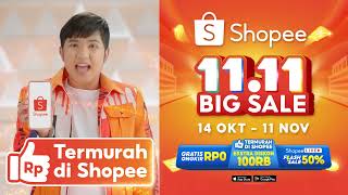 Ikut Jirayut Belanja di Shopee 1111 Big Sale  Shopee Live Flash Sale 50 amp Gratis Ongkir RP0 [upl. by Rosenquist50]