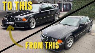 BMW E36 Build Interior and Exterior [upl. by Parthenia525]