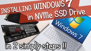 Add NVMe driver support to Windows 7 Installation [upl. by Gyasi]