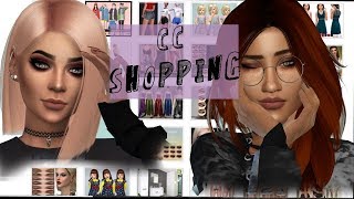 GeTtInG AlL ThE Cc  CC Shopping The Sims 4  CC List [upl. by Wiener]