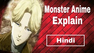 Monster Anime Full Explanation In Hindi  ANIME DOOR [upl. by Shult]