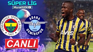 FENERBAHÇE 42 ADANA DEMİRSPOR  Süper Lig 3 Hafta [upl. by Ahsenahs]