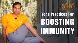 Sri Sri Yoga For Boosting Immunity amp Busting Stress  Yoga Workout [upl. by Kessia174]