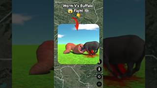 Worm Vs Buffalo 🐃😱 on google maps and google earth 🌎 shots hrgoogleearth [upl. by Singleton]