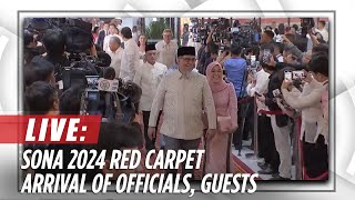 Officials guests begin to arrive at the Batasan Complex North Wing in Quezon City for SONA2024 [upl. by Birecree393]