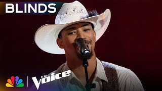 Jaelen Johnstons Amazing Cover of Luke Combs quotWhere the Wild Things Arequot  Voice Blind Auditions [upl. by Artemus689]