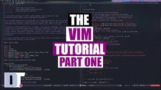 The Vim Tutorial  Part One  Basic Commands [upl. by Drofkcor296]