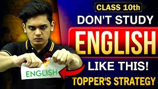 How to Study English Like a Topper🔥 Best Strategy to Score 95 Class 10th Prashant Kirad [upl. by Aushoj317]