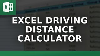 Excel Driving Distance Calculator  Best Tool for Distance Calculations [upl. by Farlay836]