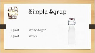 Best amp Easiest Simple Syrup Recipe [upl. by Orola]