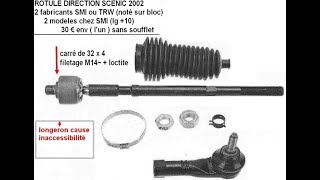 Comment remplacer une Biellette De Direction rotule de direction Clio 3 [upl. by Jacobson]