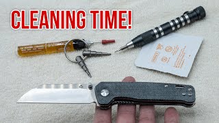 QSP Penguin Knife Disassembly amp Cleaning [upl. by Annat]