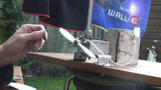 DC Wasp glow plug model plane engine starting and running [upl. by Aletha506]