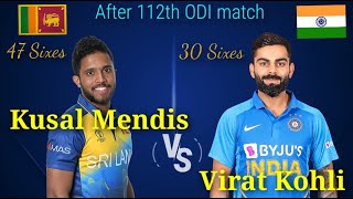 Kusal Mendis Vs Virat Kohli  Player comparison [upl. by Dyun]