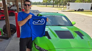 GT350 on Track at ROEBLING ROAD Raceway during Mustang Week 2024 [upl. by Cinomod595]