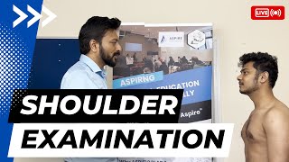 SHOULDER EXAMINATION OSCE VIDEO  ASPIRE ACADEMY [upl. by Orit179]