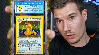 Meine FIRST EDITION Dragoran Karte ist ZURÜCK 🔥😱 CGC Pokemon Grading [upl. by Fillander332]