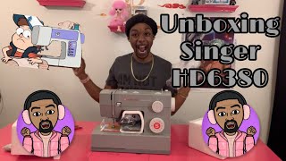 ✨SINGER HD6380 Sewing Machine  unboxing ✨ [upl. by Nylevol]