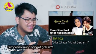 Reaction Suara Emas by Ressa Cover lagu Nike Ardilla  quotBila Cinta Mulai Bersemiquot [upl. by Colson]