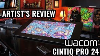 Wacom Cintiq Pro 24quot Review [upl. by Enyrat]