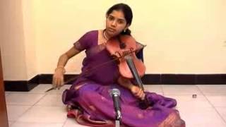 Charumathi Raghuraman Carnatic Violinist [upl. by Ayrotal]