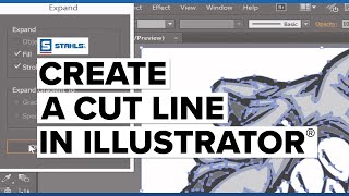 How to Create a Cut Line in Adobe® Illustrator® [upl. by Toffey28]