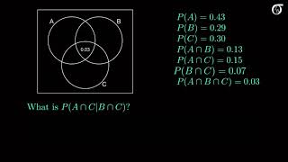 Conditional Probability Example Problems [upl. by Marlon394]